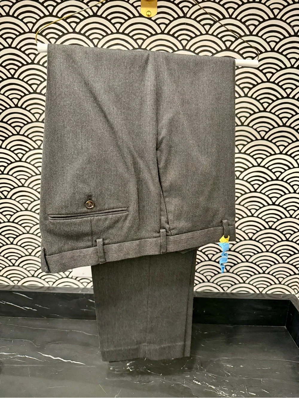J. Crew Men's Bowery Gray Dress Pants